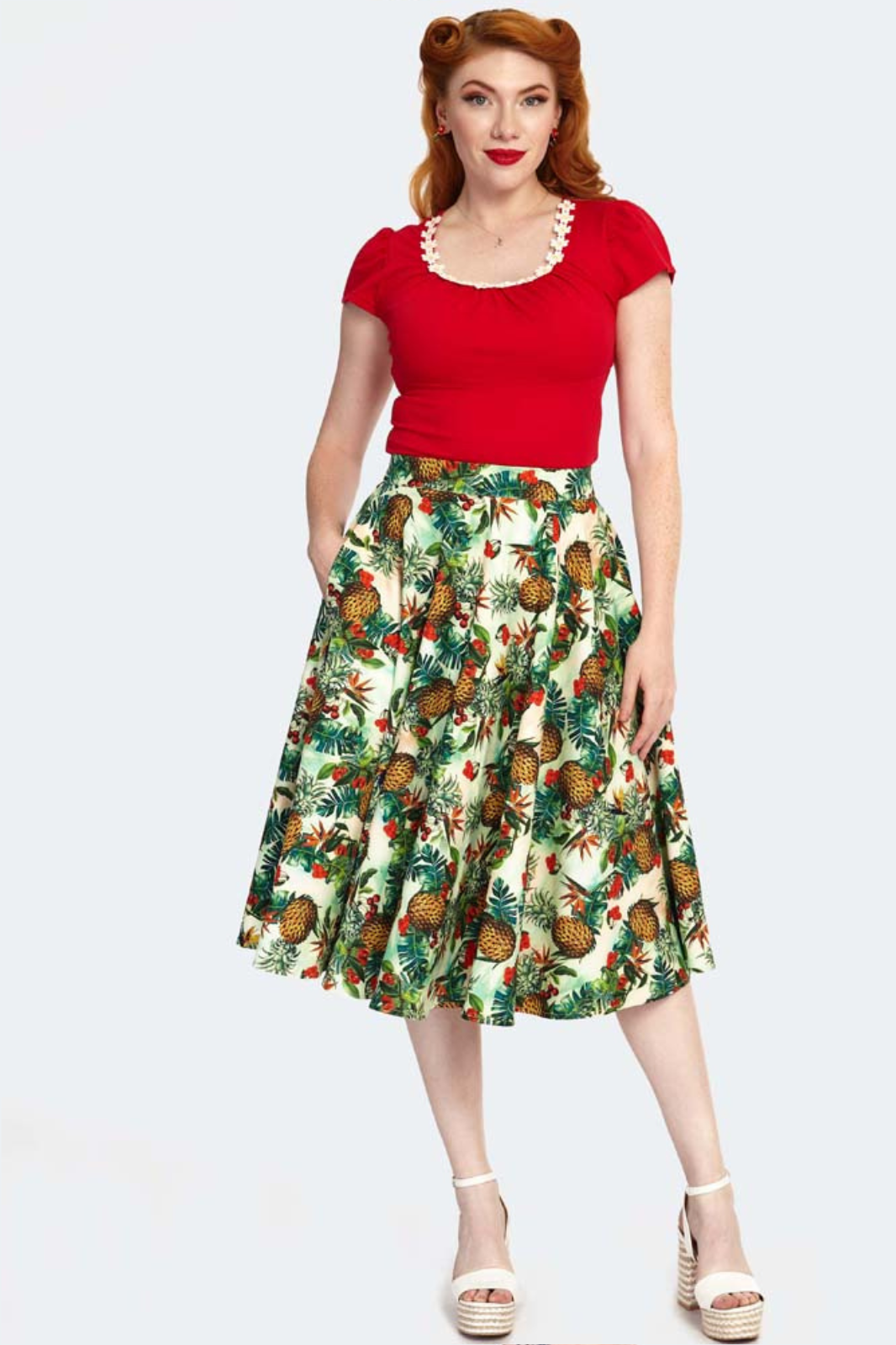 Vixen Curve Debbie Daisy Trim Top