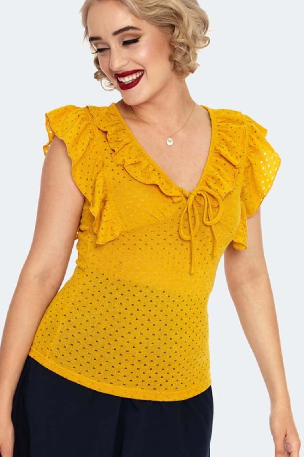 Louis Retro Yellow Top