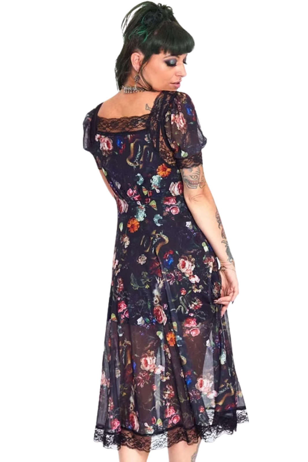 Jawbreaker Night Garden Midi Dress