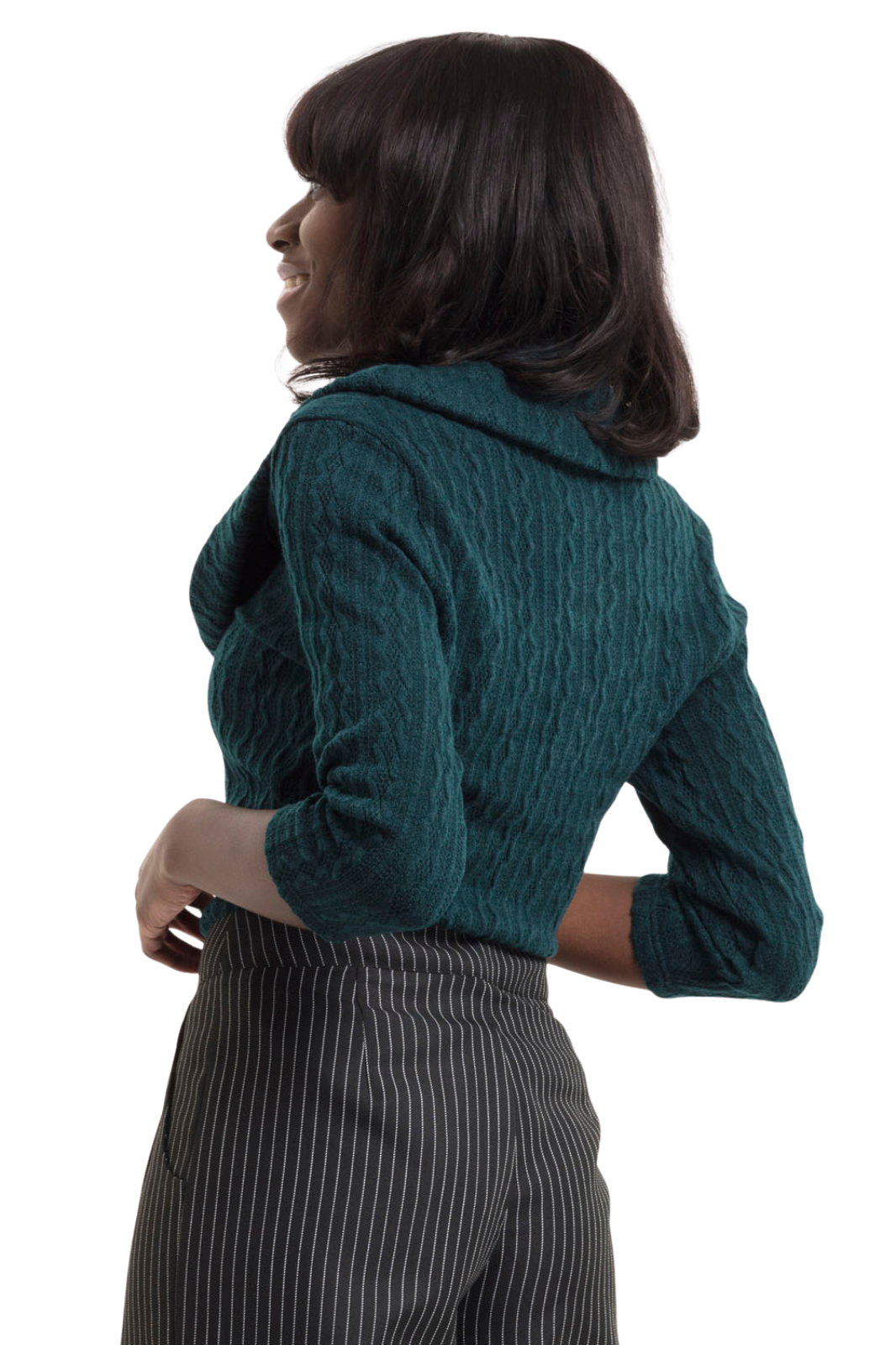 Elena Knitted Cowl Neck Sweater