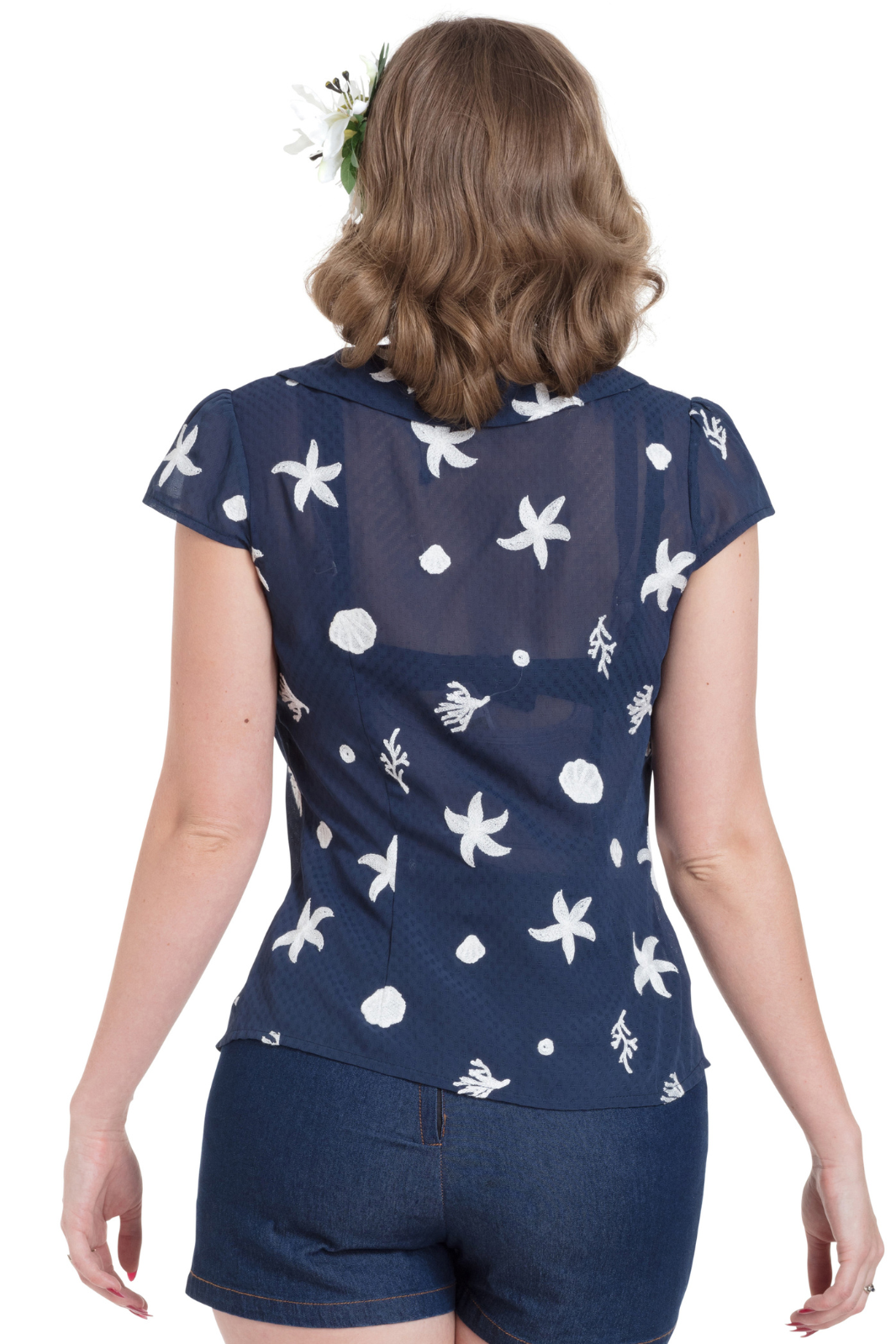 Under the Sea Embroidered Blouse