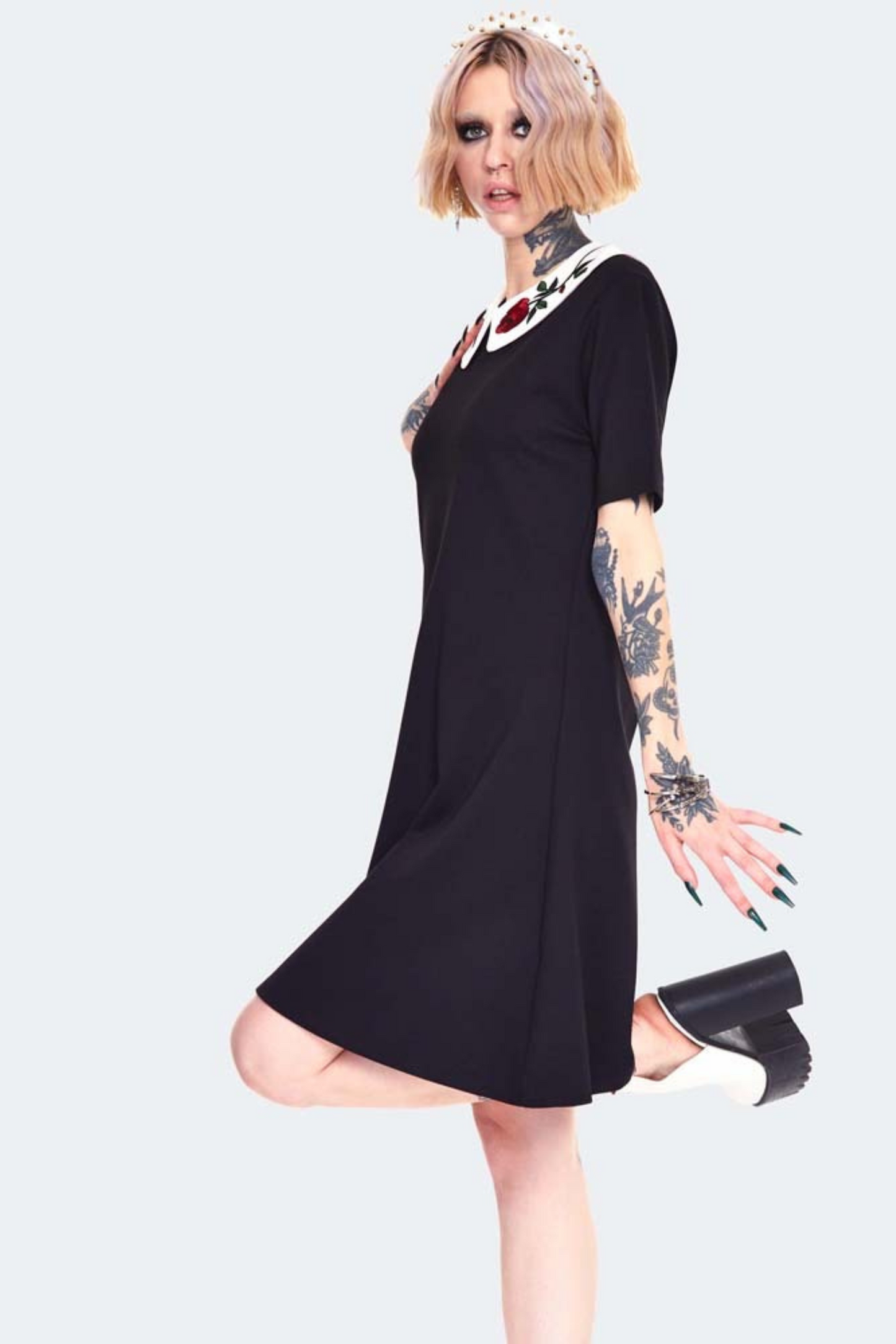 Sleeping Beauty Collar Dress