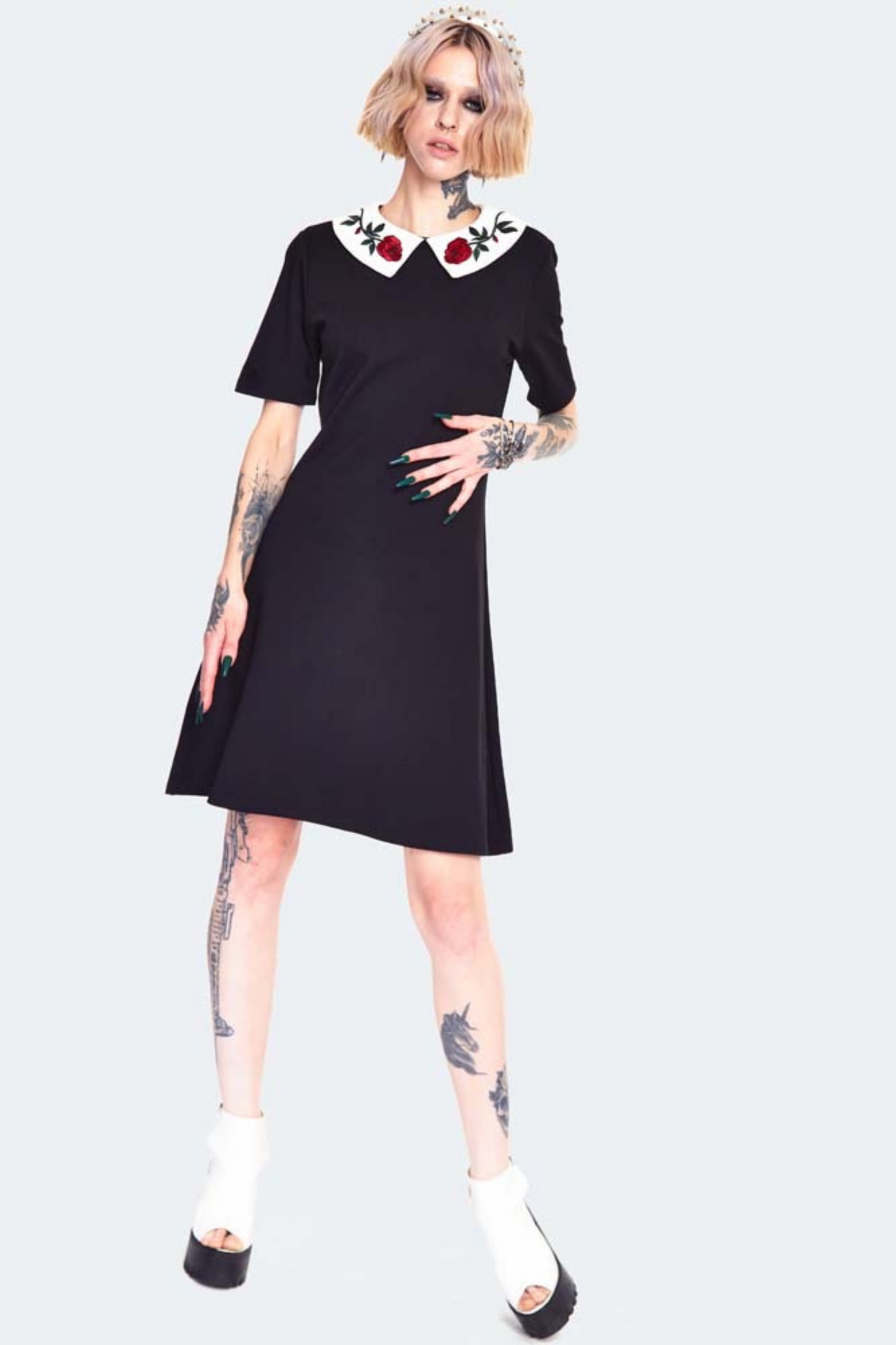 Sleeping Beauty Collar Dress
