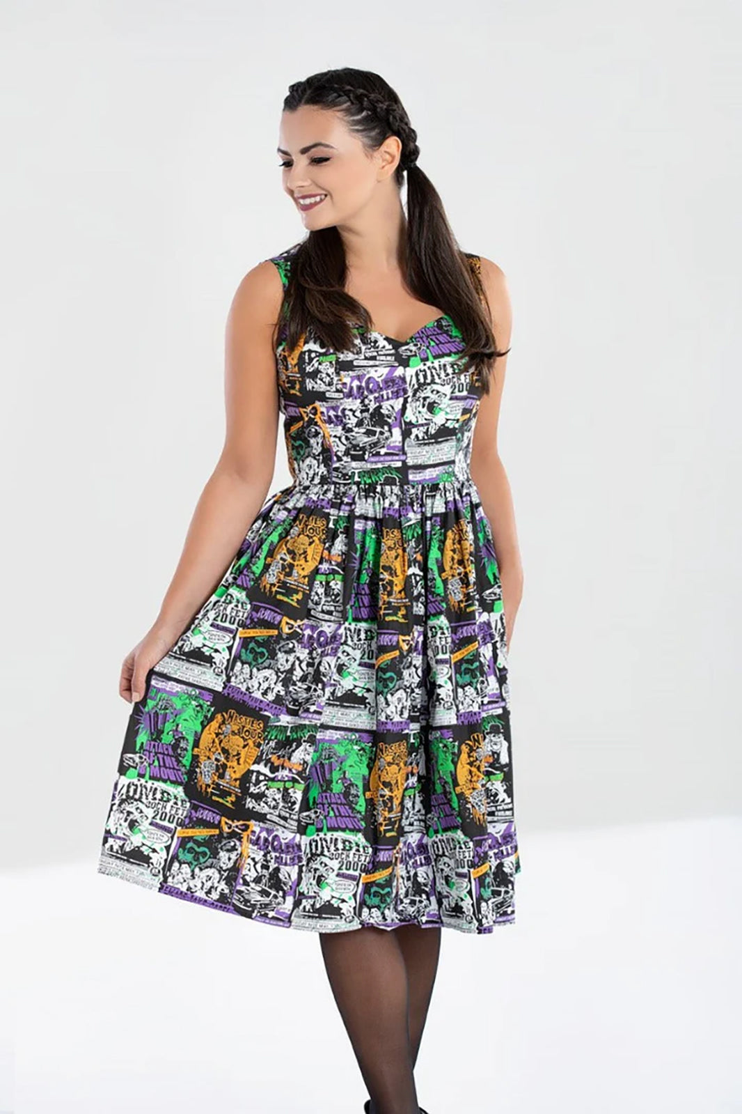 Be Afraid 50s Dress