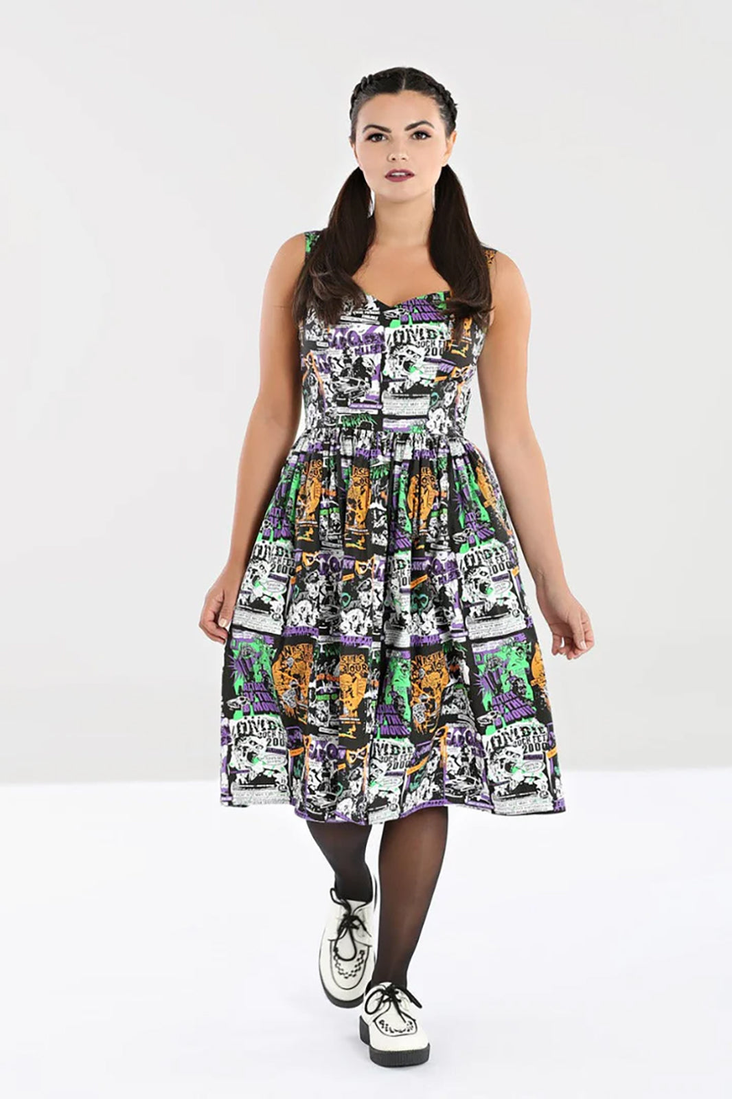 Be Afraid 50s Dress