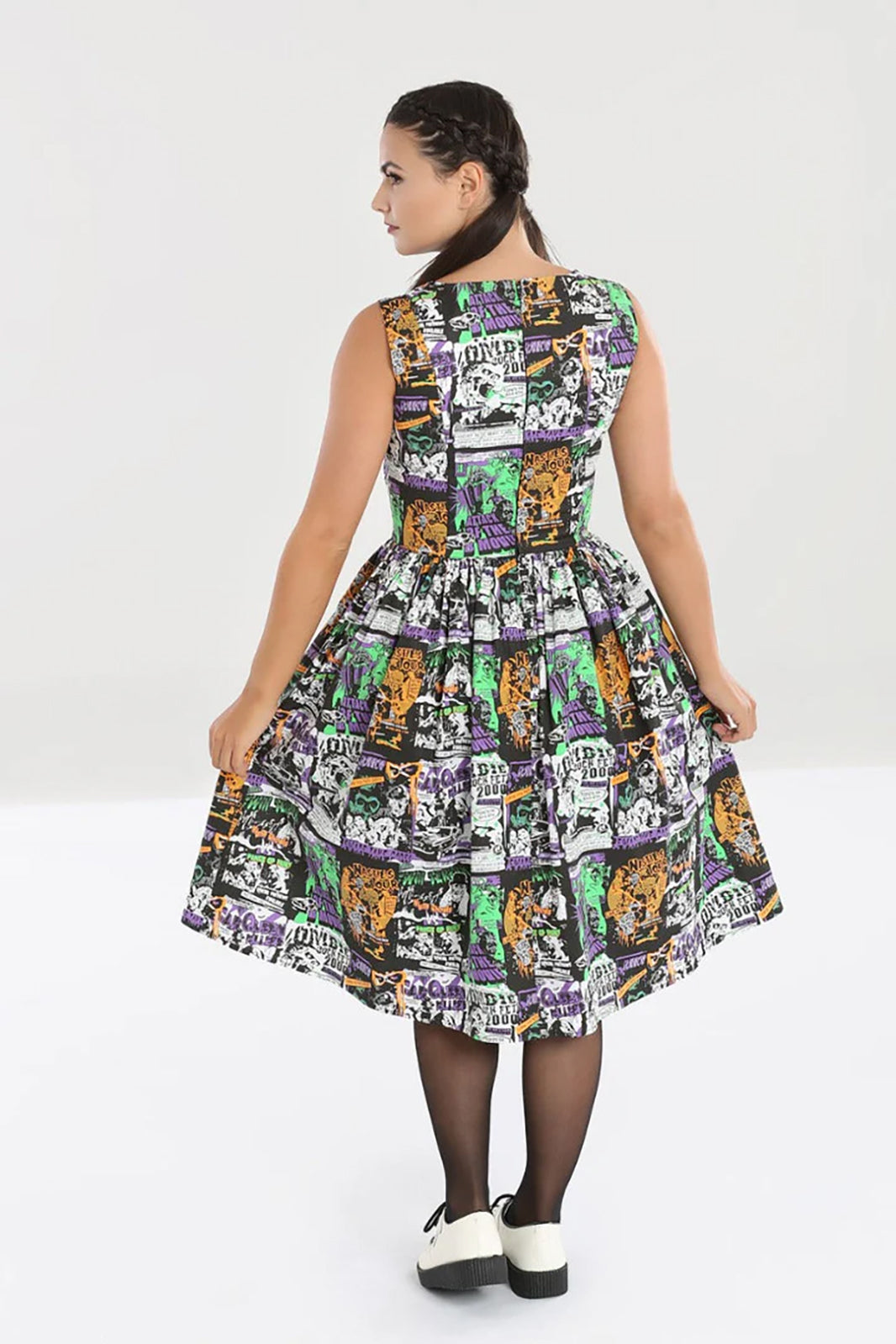 Be Afraid 50s Dress