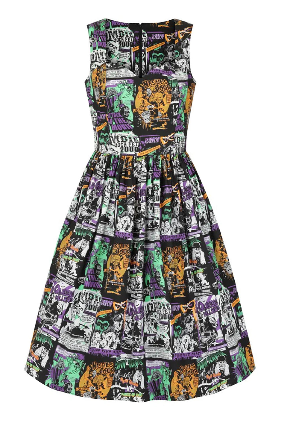 Be Afraid 50s Dress