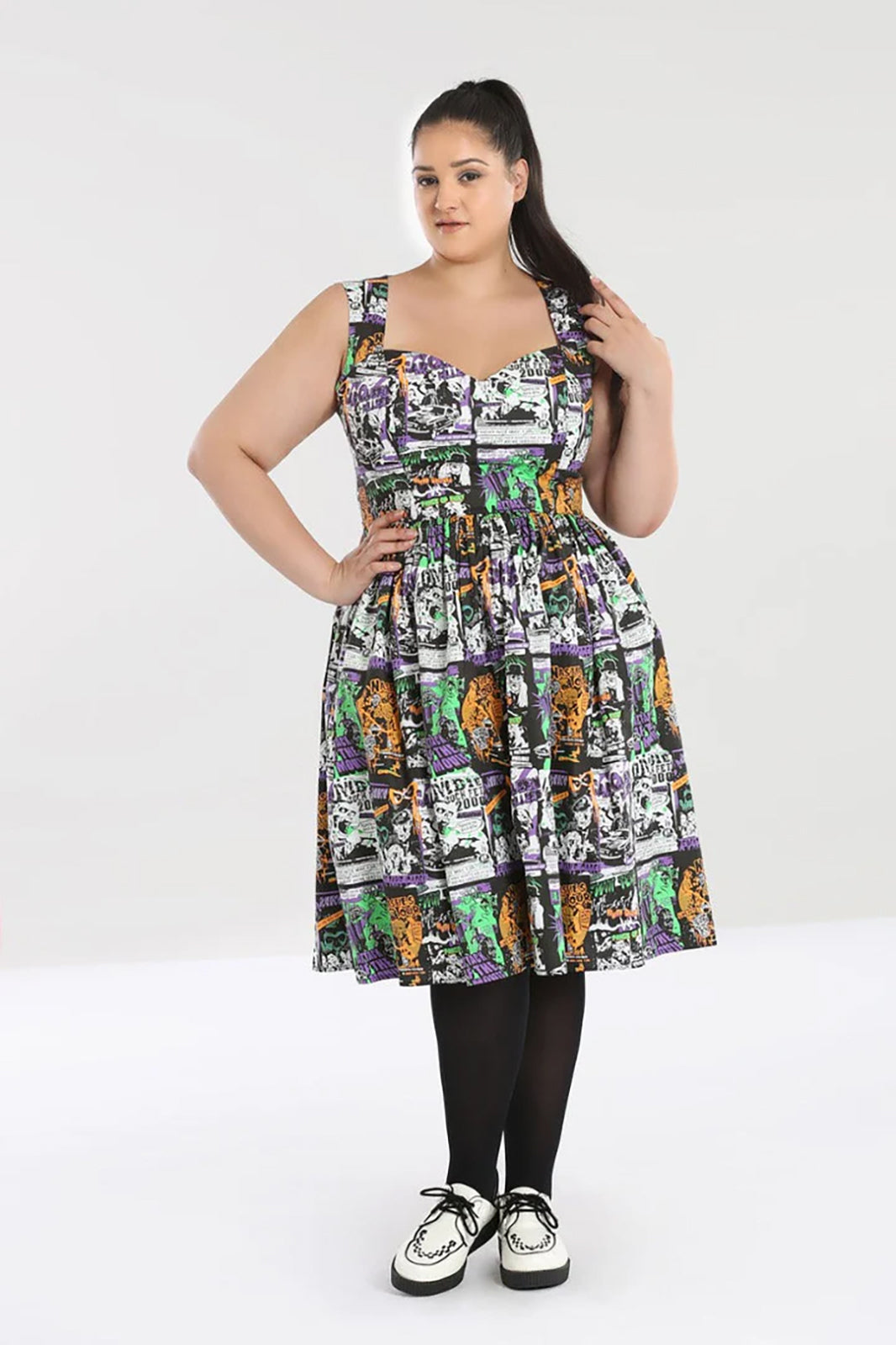 Be Afraid 50s Dress