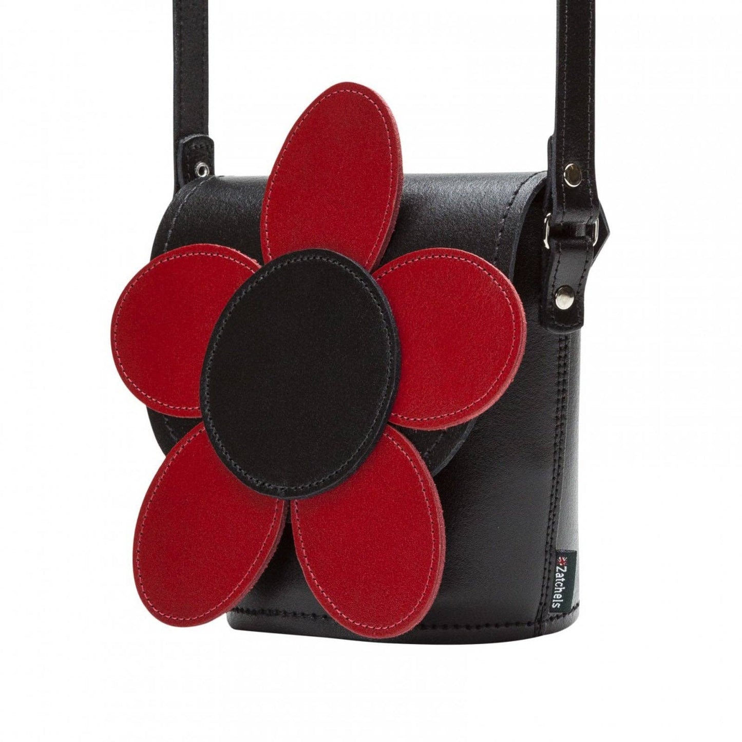 Handmade Leather Novelty Bag - Poppy