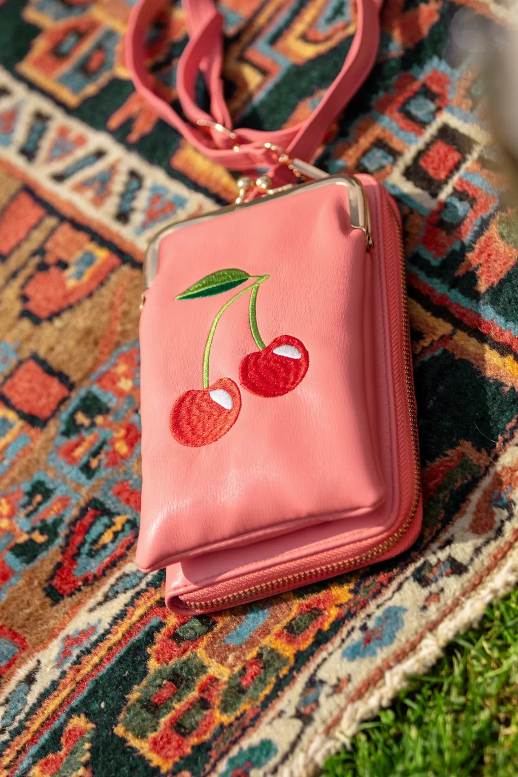 Banned Peach Cherry Phone Bags