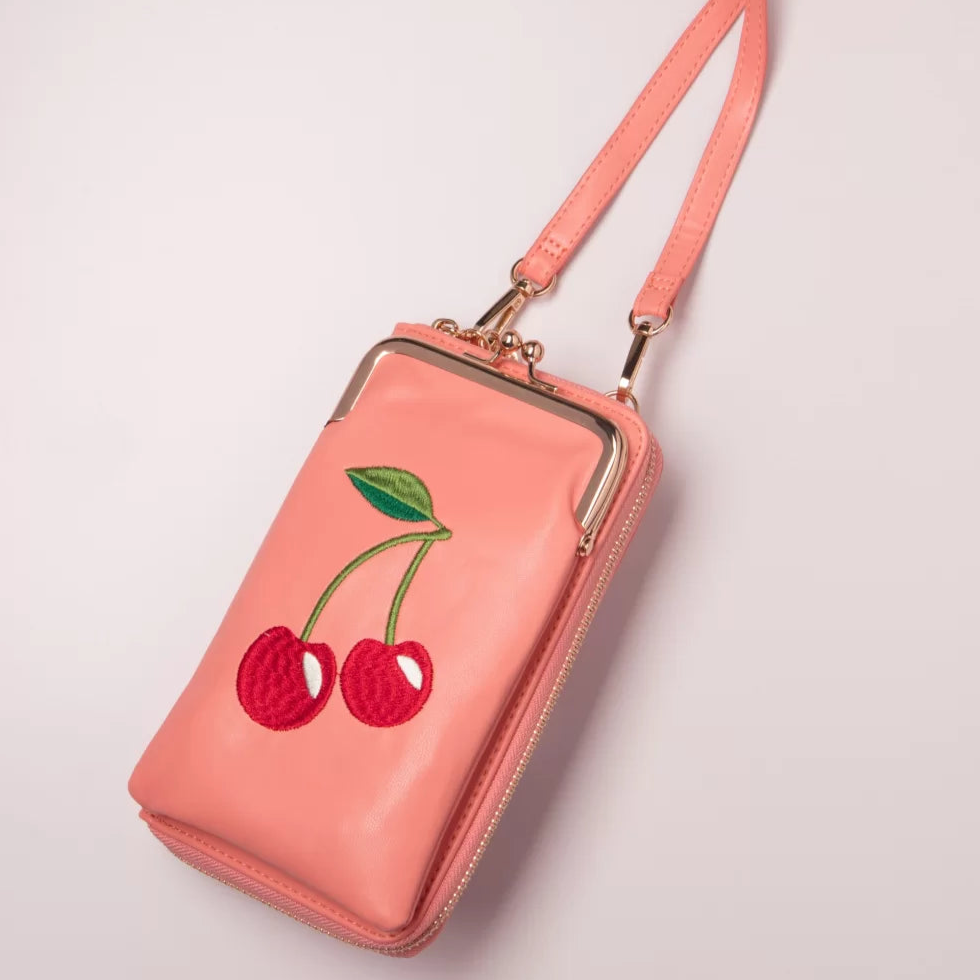 Banned Peach Cherry Phone Bags