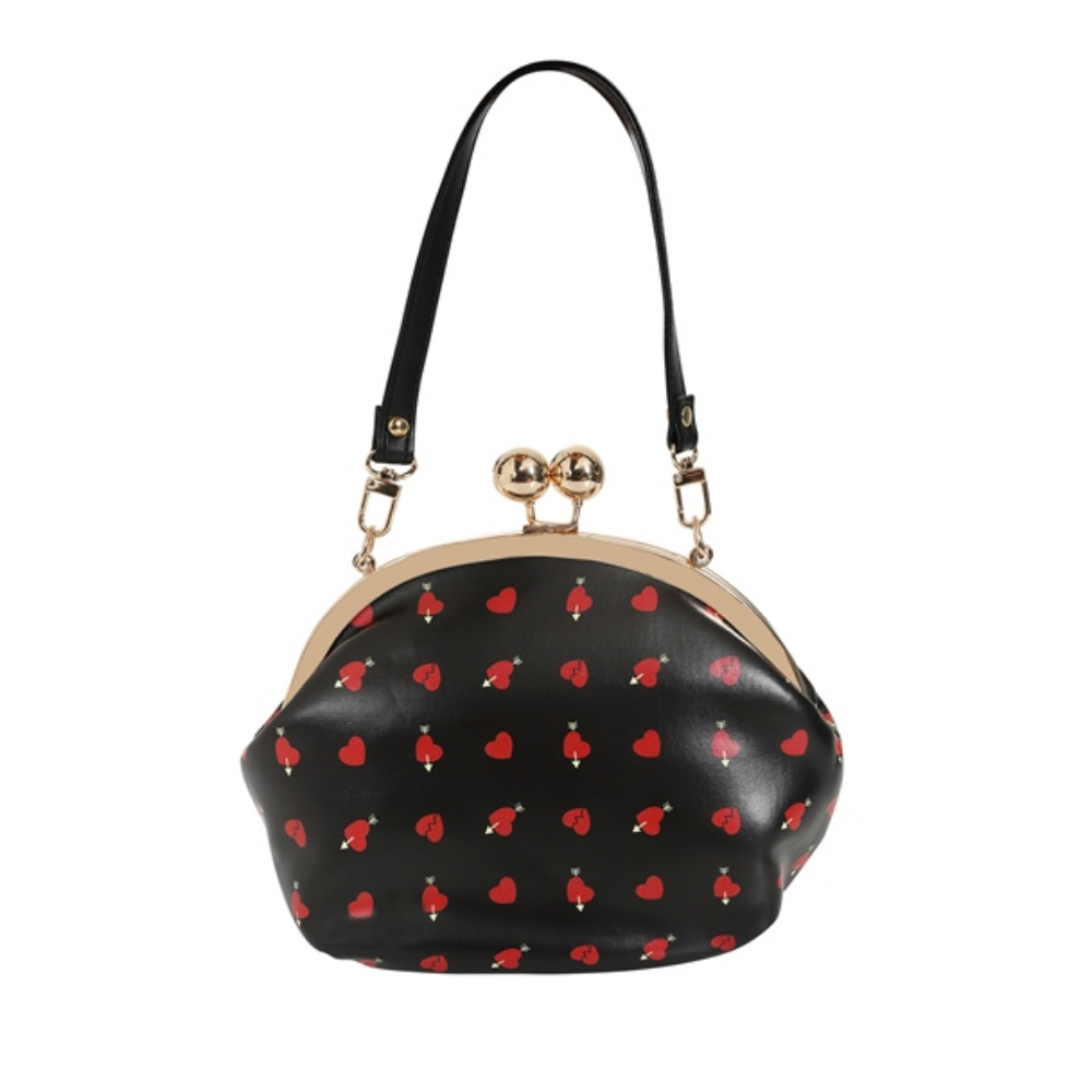 Elegant Heart Polka Bag