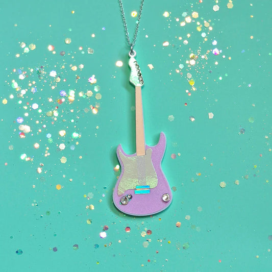 Glowing Guitar - Pendant