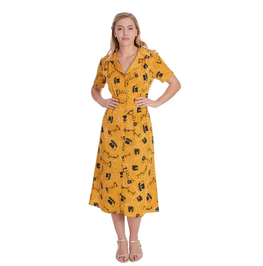 Call Me Dress – Vintage 40s Elegance with a Modern Twist!