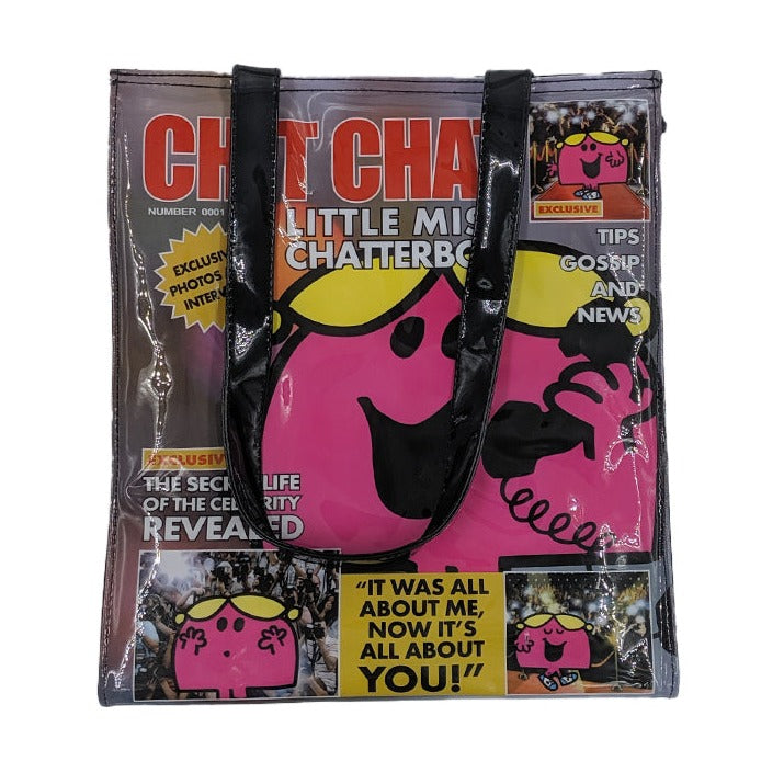 Little Miss Chatterbox Plastic Tote Shopper Bag