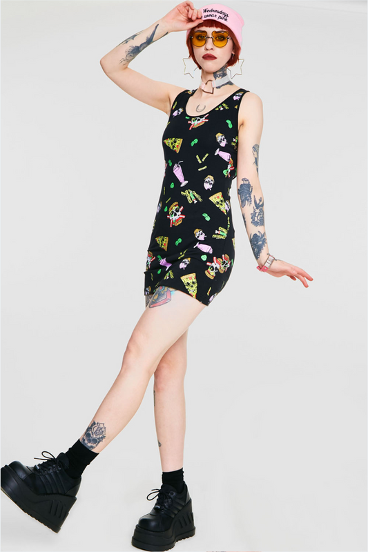 Twitsted Fast Food Cut Out Dress