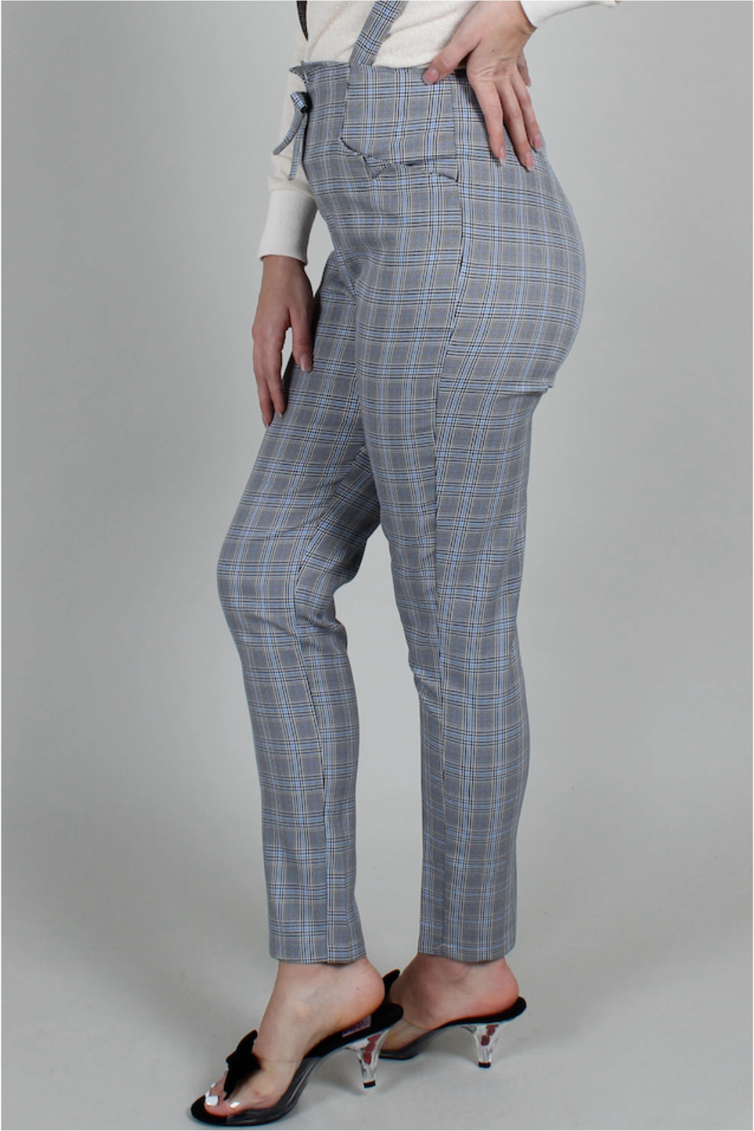 Barbara Cigarette Trousers With Suspenders