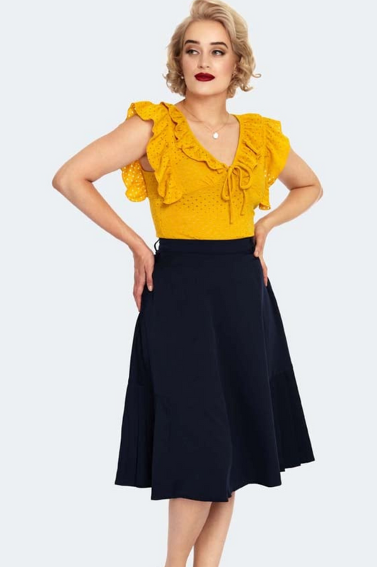 Louis Retro Yellow Top