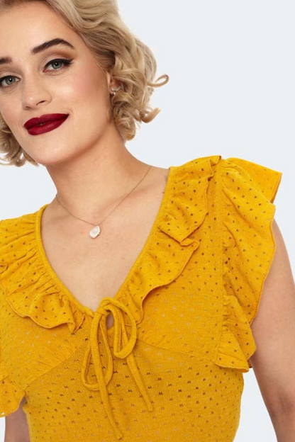 Louis Retro Yellow Top