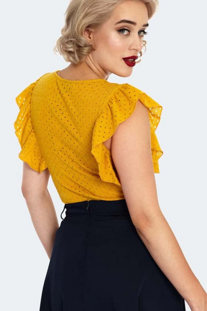 Louis Retro Yellow Top