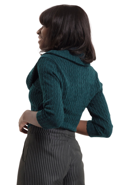 Elena Knitted Cowl Neck Sweater