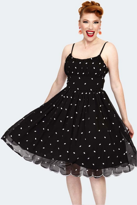 Curve 50's Polka Dot Flare Dress