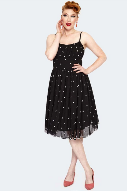 Curve 50's Polka Dot Flare Dress