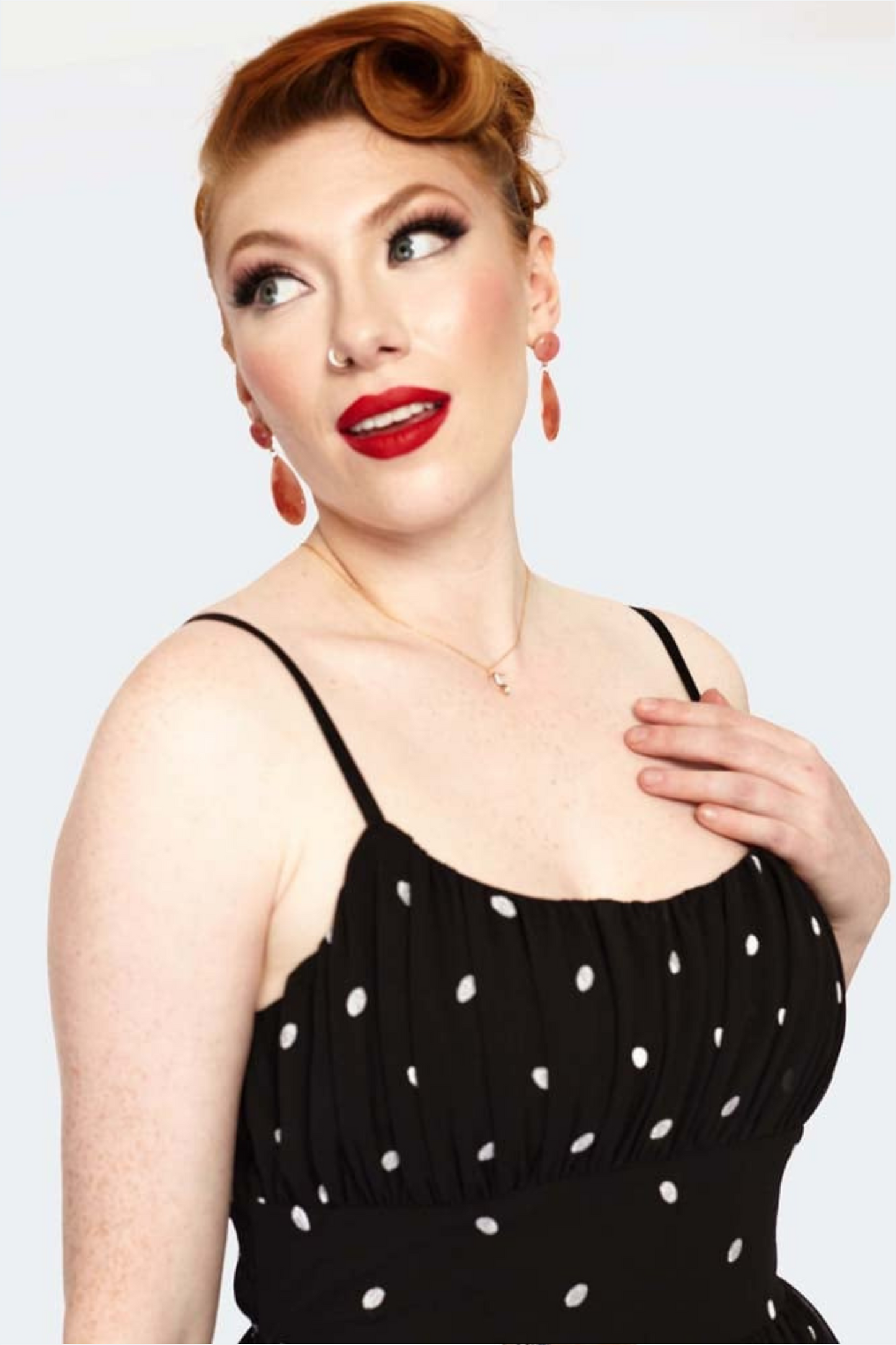 Curve 50's Polka Dot Flare Dress
