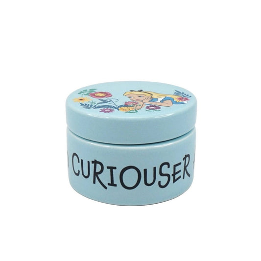 Box Round Ceramic (6cm) - Alice in Wonderland