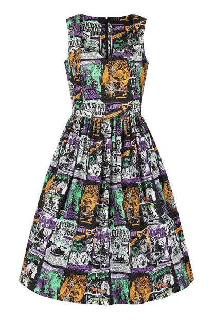 Be Afraid 50s Dress