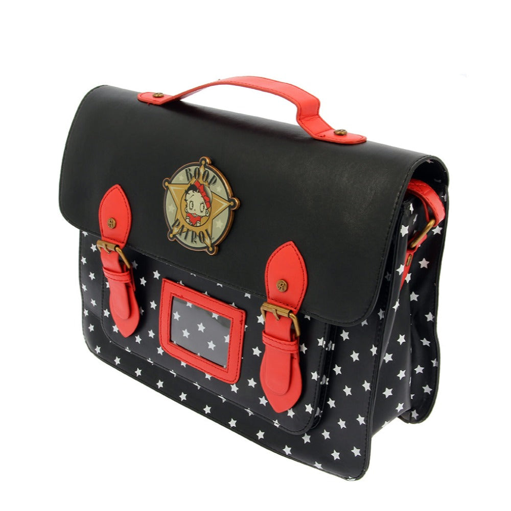 Betty Boop Police Satchel Bag