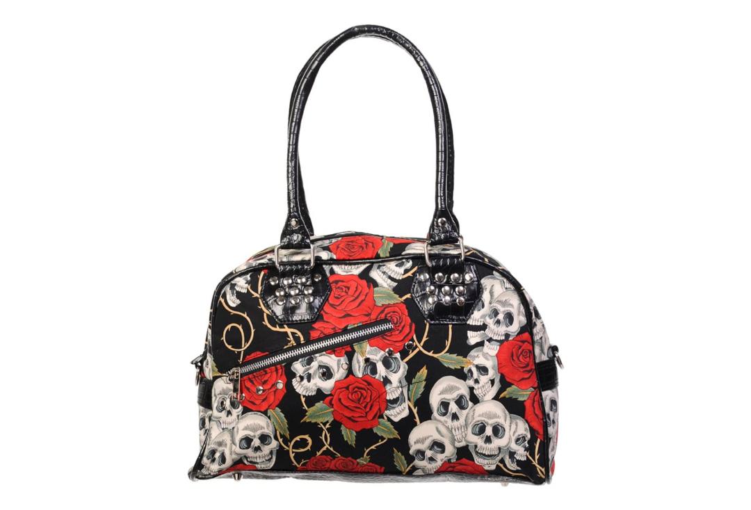 Skull and Rose Weekend Bag