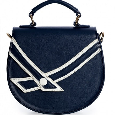 Navy Blue Small Nautical Bag